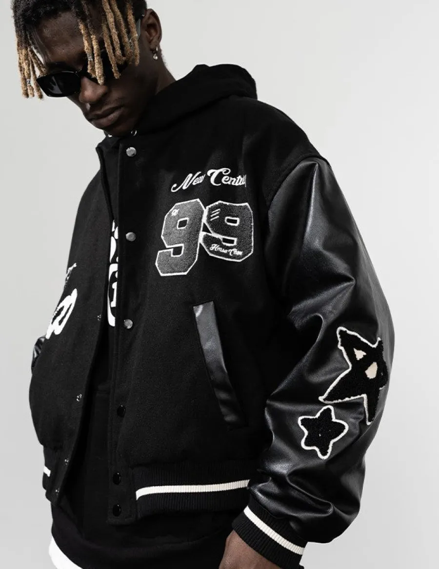 Discount "Clouded" Varsity Jacket Jackets