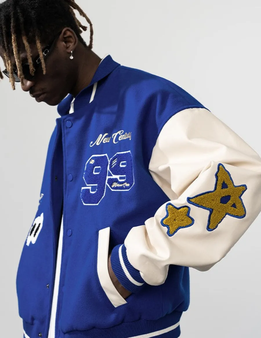 Discount "Clouded" Varsity Jacket Jackets