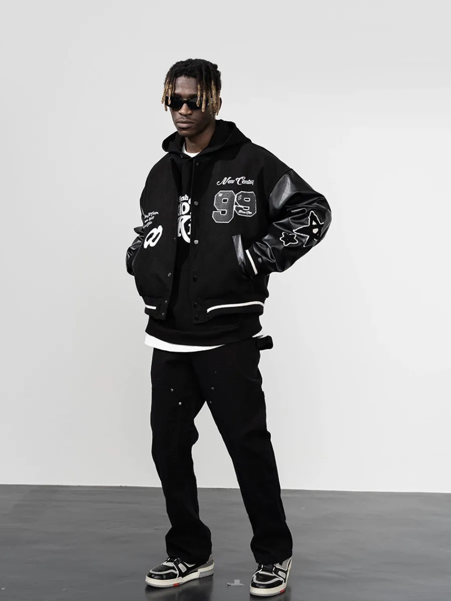 Discount "Clouded" Varsity Jacket Jackets