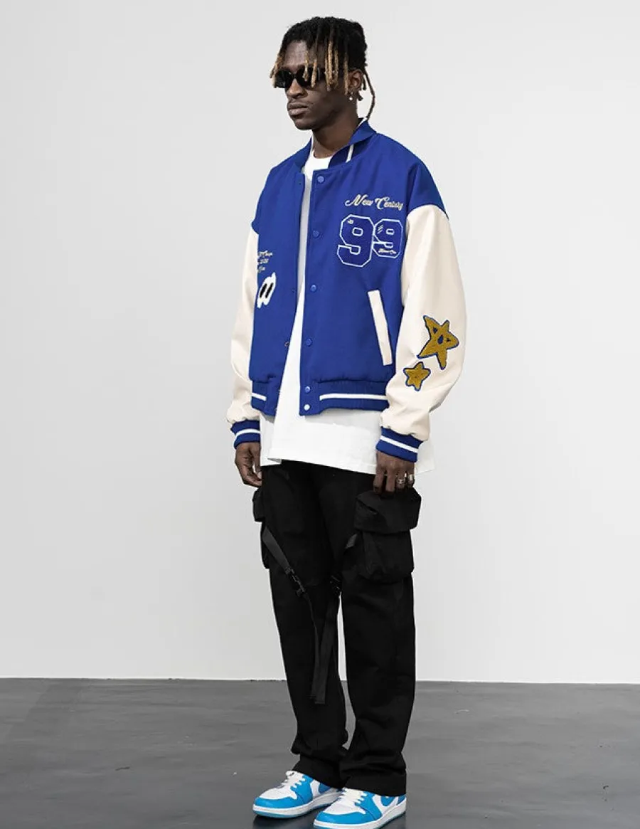 Discount "Clouded" Varsity Jacket Jackets