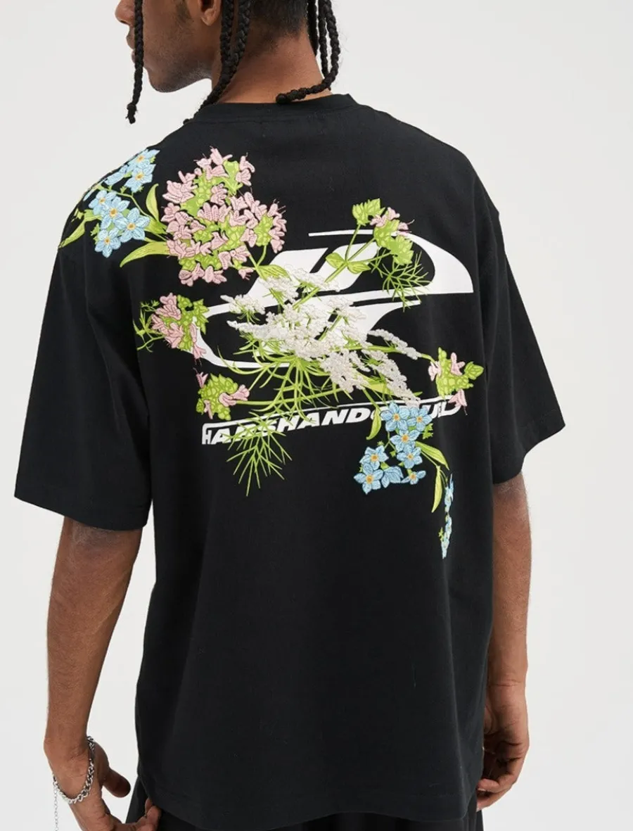 Outlet Embroidered "Bloom" Tee T-Shirts