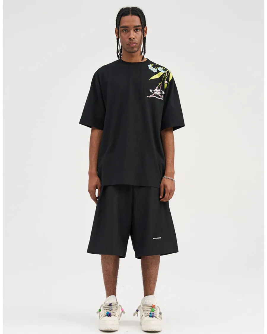 Outlet Embroidered "Bloom" Tee T-Shirts