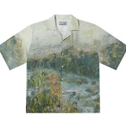 Fashion Painted Autumn Button-Up Shirts