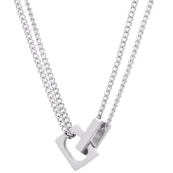 Discount Double Chain Necklace Accessories