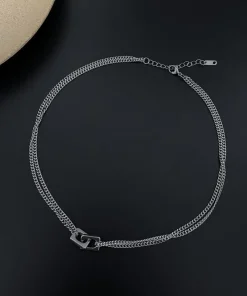 Discount Double Chain Necklace Accessories