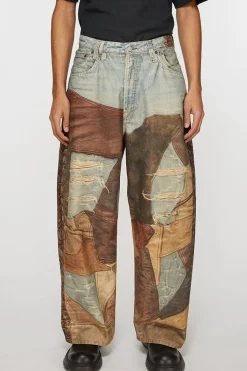 Sale HJK Exclusive "Abstract" Deconstructed Jeans Jeans