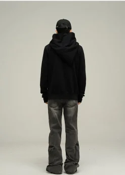 Discount HJK Exclusive Asymmetrical Zip Hooded Jacket Jackets