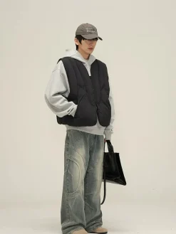Hot HJK Exclusive Curved Denim Jeans Jeans