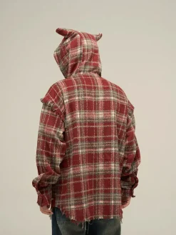 New HJK Exclusive Hooded Devil Flannel Hoodies