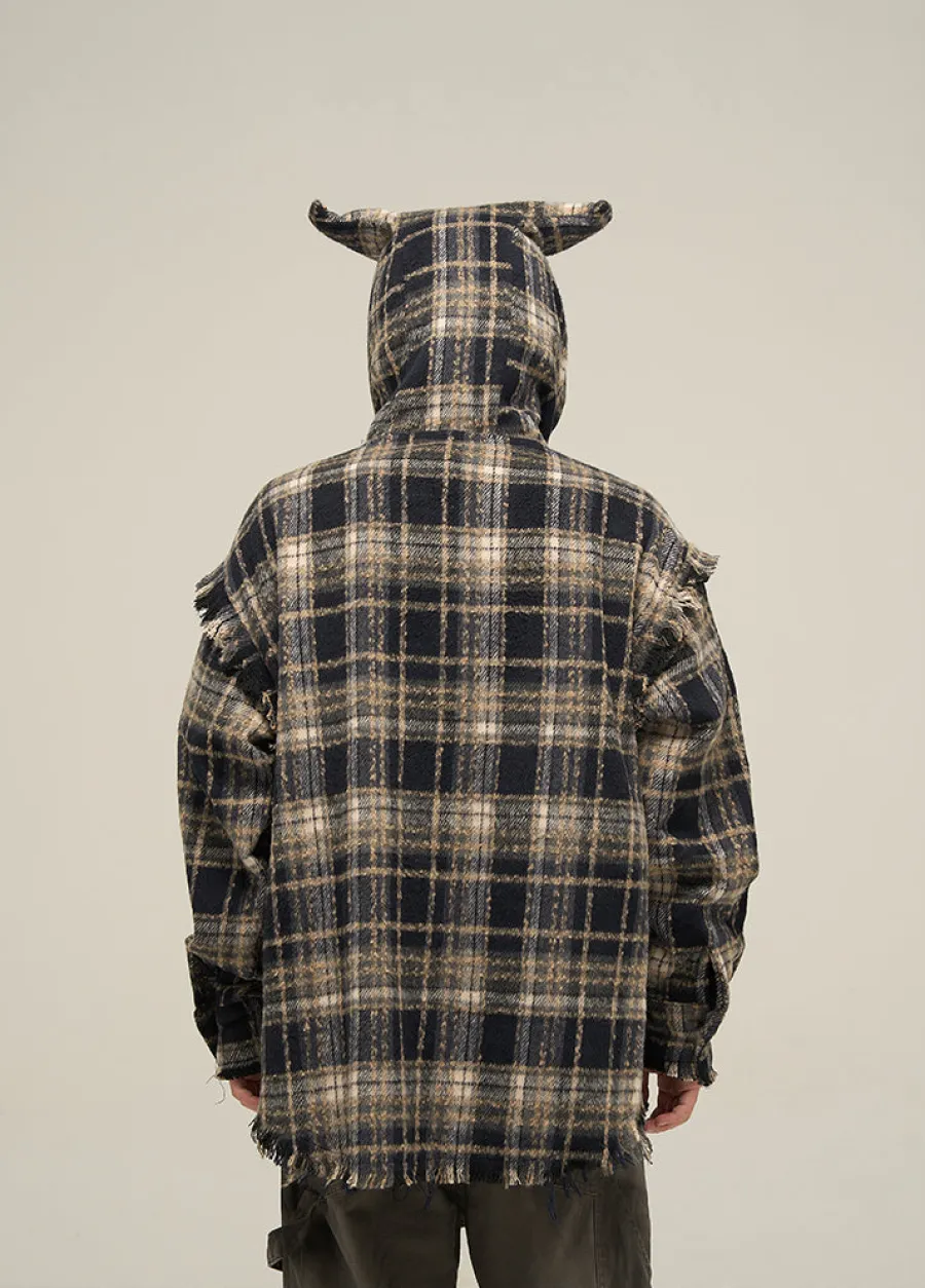 New HJK Exclusive Hooded Devil Flannel Hoodies