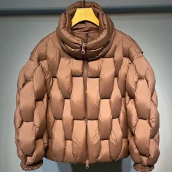 Online HJK Exclusive Interwoven Quilted Puffer Jacket Jackets