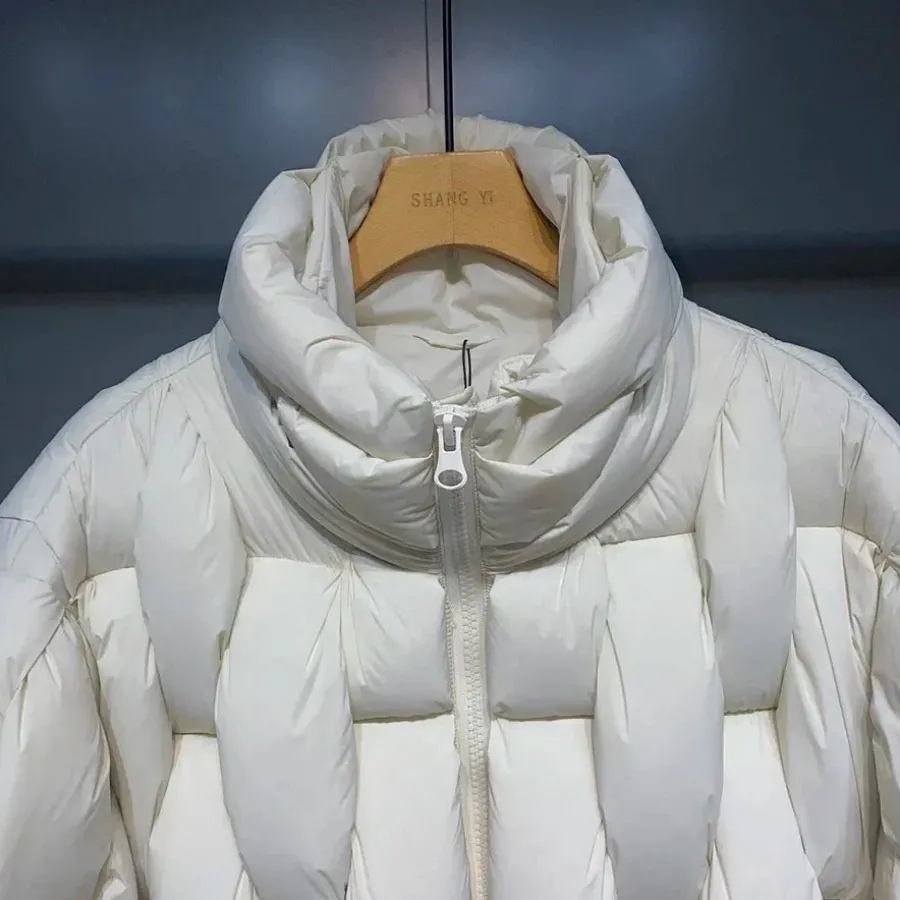 Online HJK Exclusive Interwoven Quilted Puffer Jacket Jackets