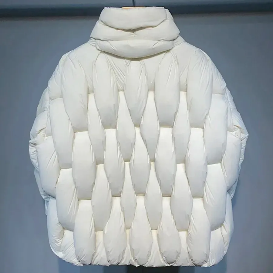Online HJK Exclusive Interwoven Quilted Puffer Jacket Jackets