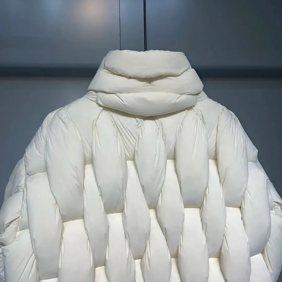 Online HJK Exclusive Interwoven Quilted Puffer Jacket Jackets