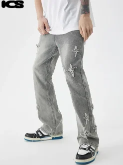 Best Textured Spike Denim Jeans Jeans