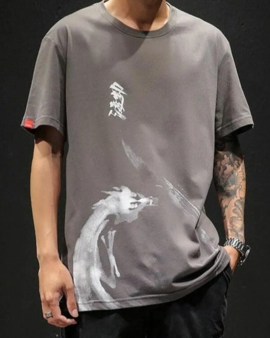 Outlet Ink Dragon Tee T-Shirts