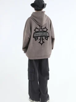 Outlet Oracle Velour Pullover Hoodies