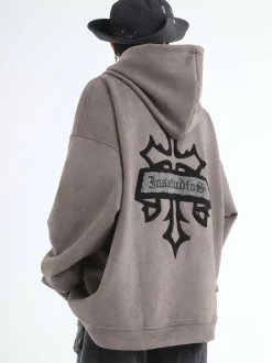 Outlet Oracle Velour Pullover Hoodies