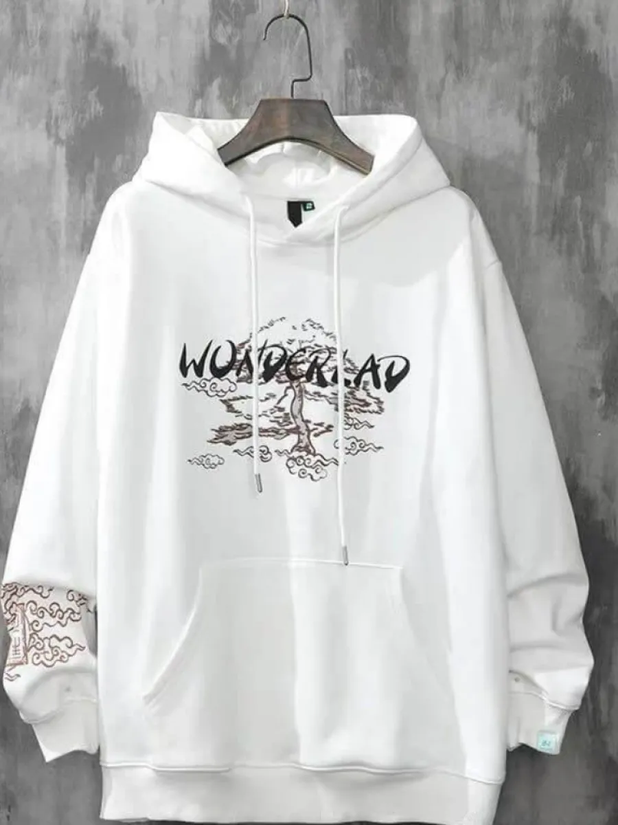 Clearance Japanese Landscape Hoodie Hoodies