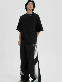 Best Contrast Striped Track Pants Pants