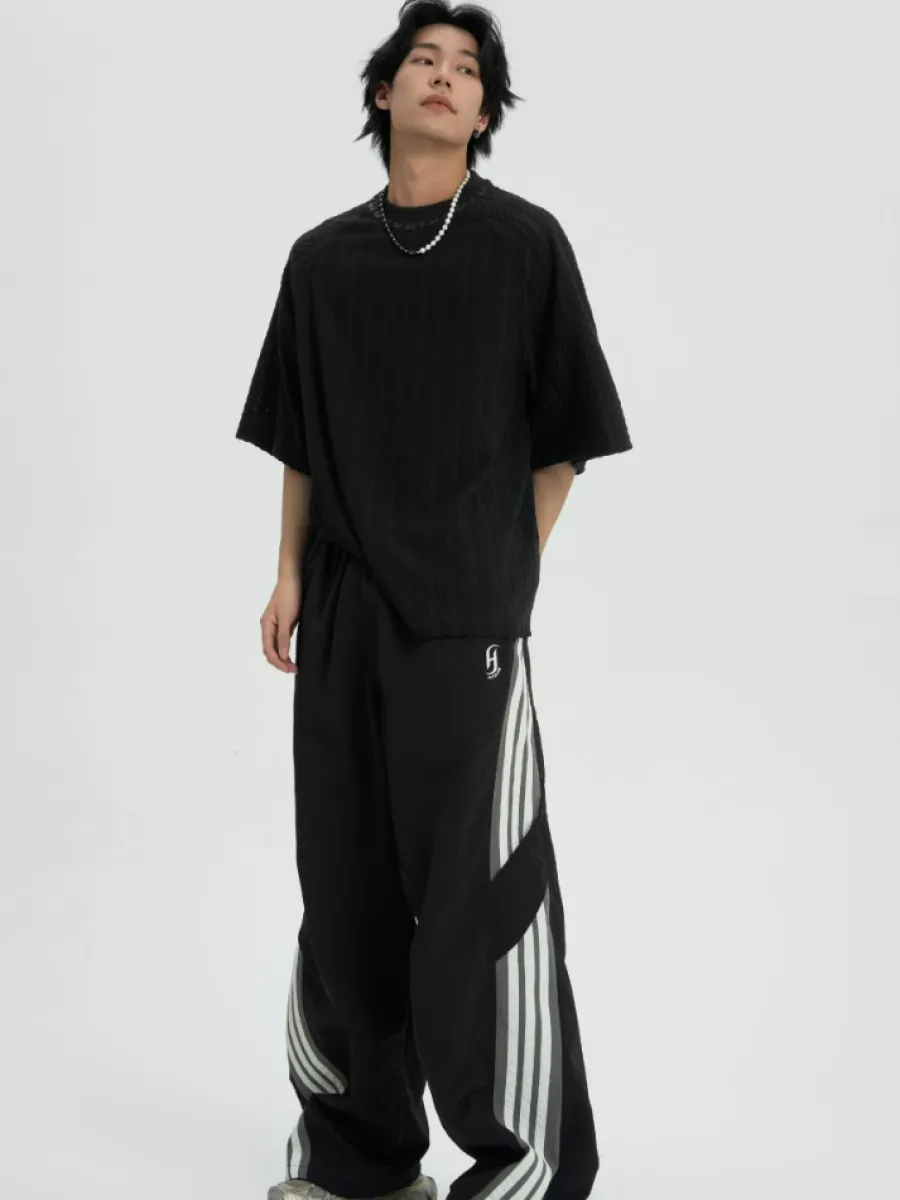 Best Contrast Striped Track Pants Pants