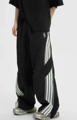 Best Contrast Striped Track Pants Pants