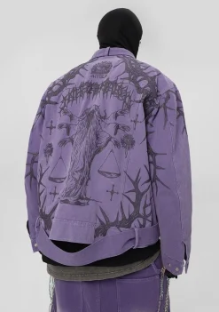 New Embossed Thorn Heavyweight Jacket Jackets