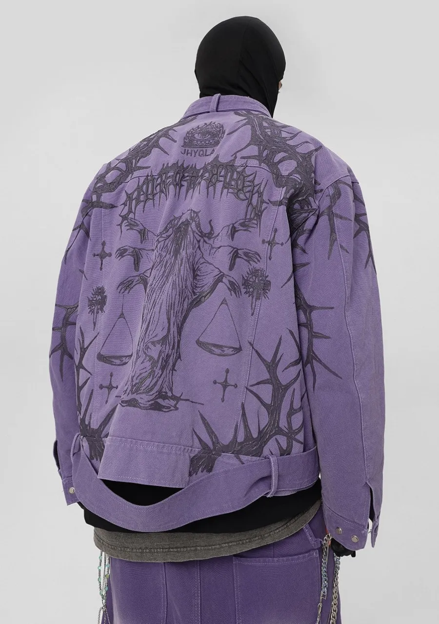 New Embossed Thorn Heavyweight Jacket Jackets