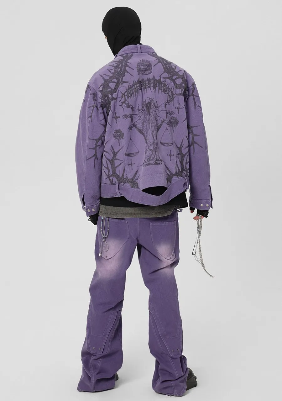 New Embossed Thorn Heavyweight Jacket Jackets