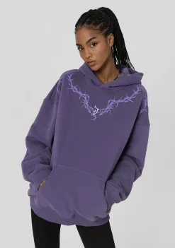 Online Thorn Collar Hoodie Hoodies