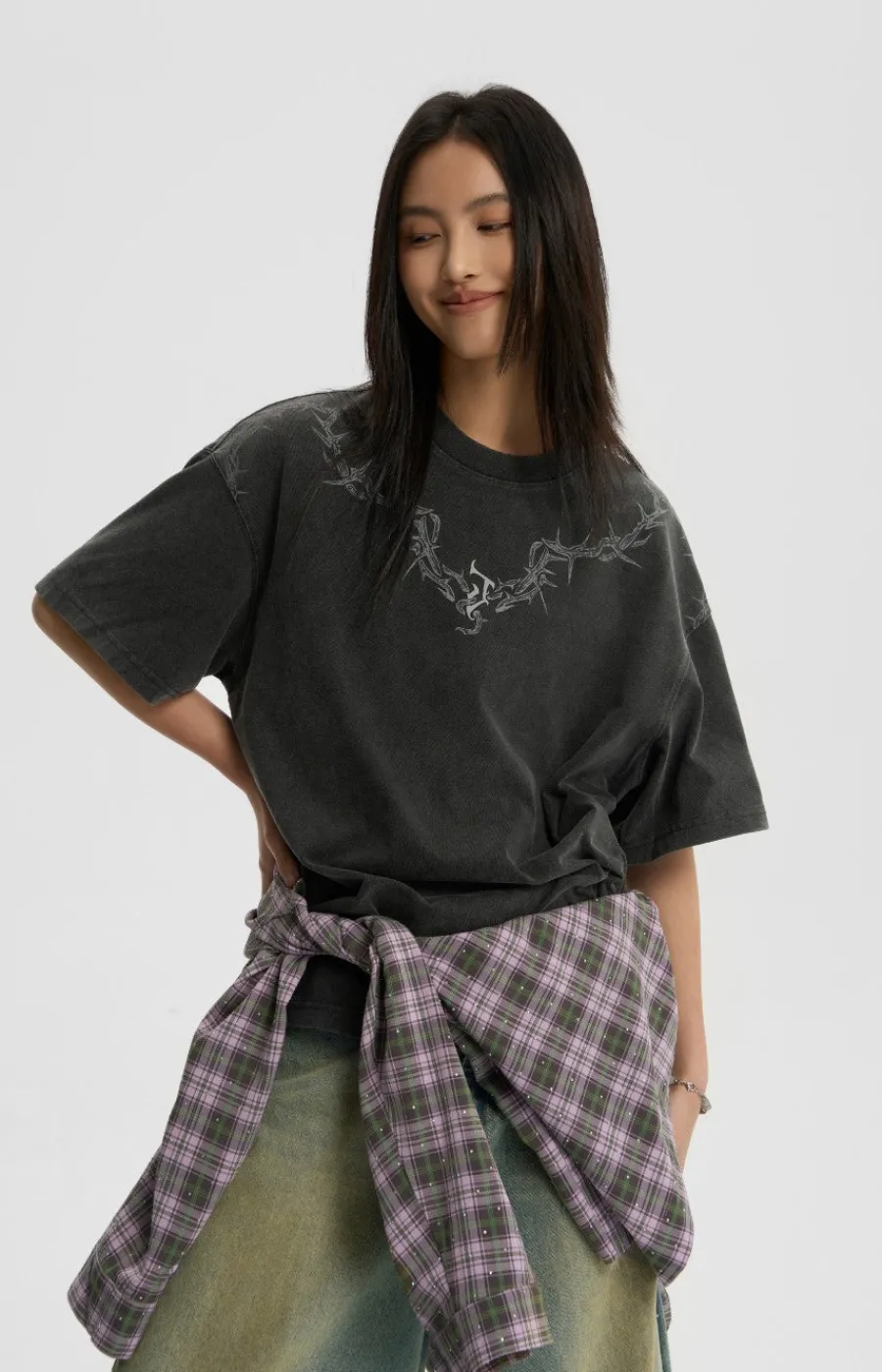 New Thorn Collar Tee T-Shirts