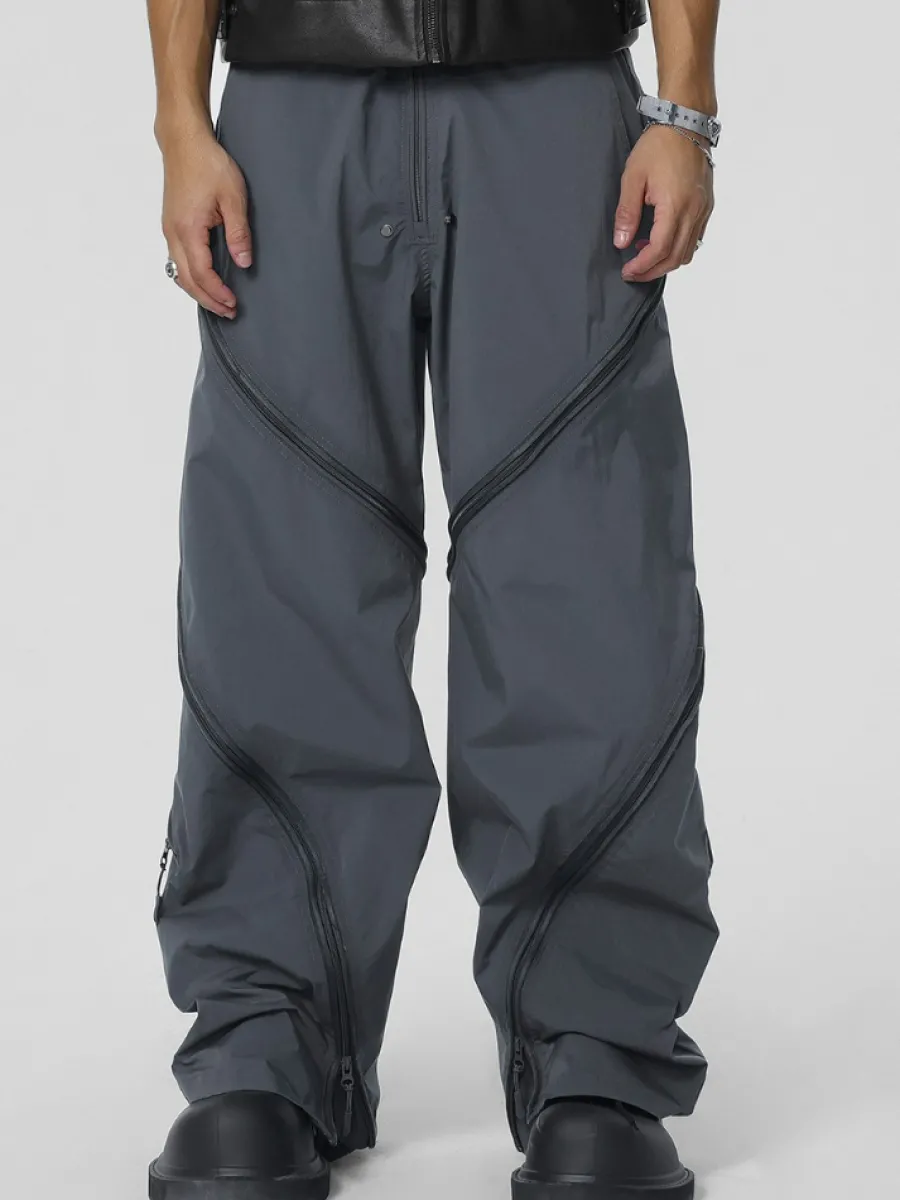 Sale Vertical Zip Cargo Pants Pants