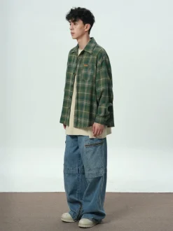 Discount Faded Brushed Flannel Shirts