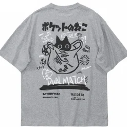 Online Kanji Cat Tee T-Shirts