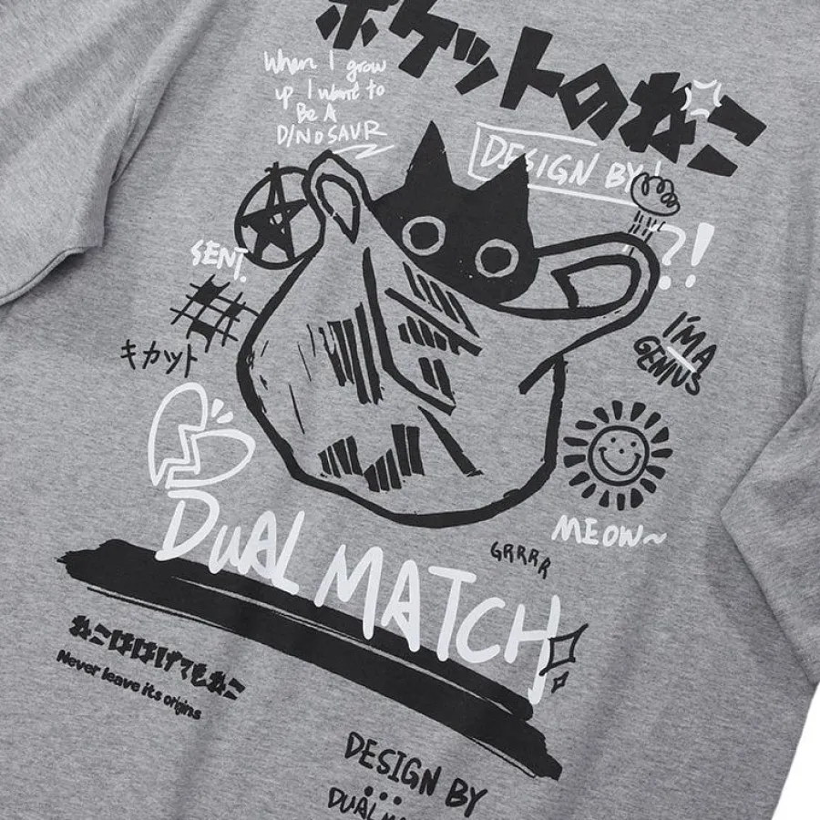 Online Kanji Cat Tee T-Shirts
