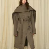 Sale Avant-Garde Modular Wool Overcoat Jackets
