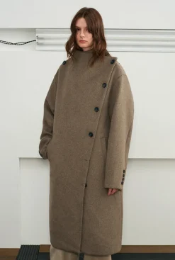 Sale Avant-Garde Modular Wool Overcoat Jackets