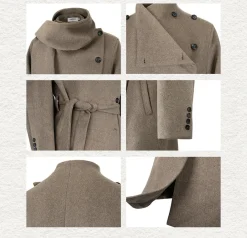 Sale Avant-Garde Modular Wool Overcoat Jackets