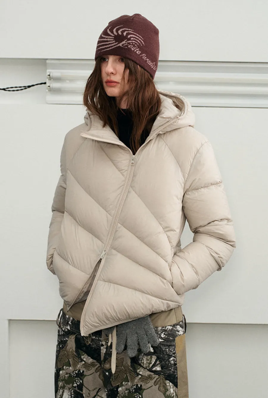 Sale "Eclipse" Cross-Zip Puffer Jacket Jackets