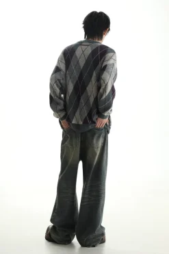 Discount Argyle Sweater Sweaters