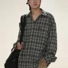 Online Boxy Plaid Carpenter Shirt Shirts