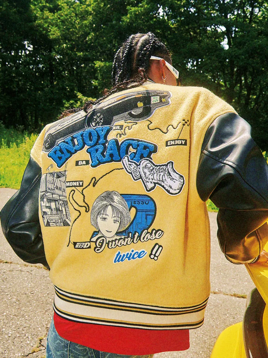 New "Enjoy the Race" Varsity Jacket Jackets