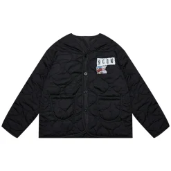 Fashion Patched Flyer Quilted Jacket Jackets