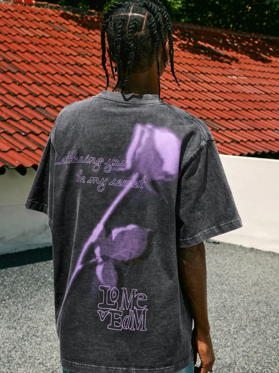 Online Vintage Washed "Sword & Rose" Tee T-Shirts