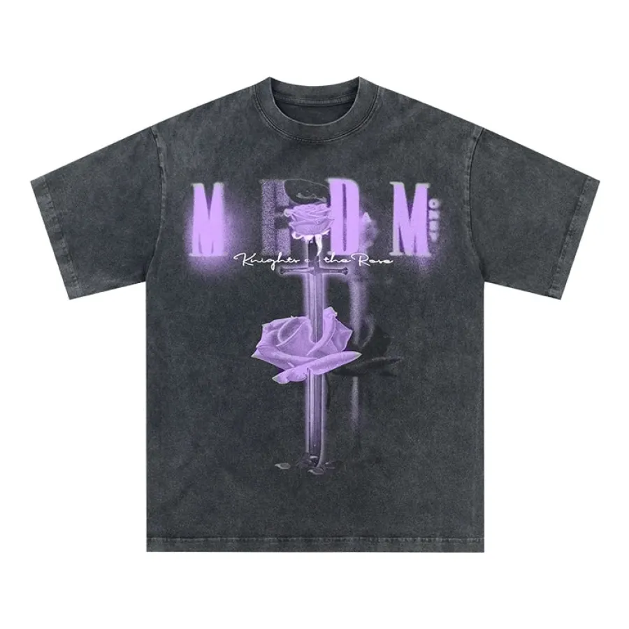 Online Vintage Washed "Sword & Rose" Tee T-Shirts