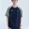 Outlet Contrast Sleeve Tee T-Shirts