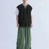 Discount Contrast Stitched Sleeveless Tee T-Shirts