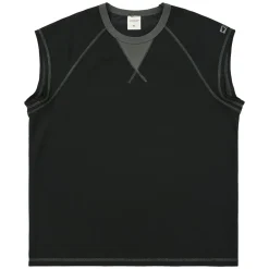 Discount Contrast Stitched Sleeveless Tee T-Shirts