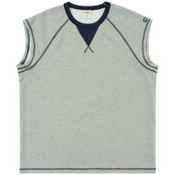Discount Contrast Stitched Sleeveless Tee T-Shirts