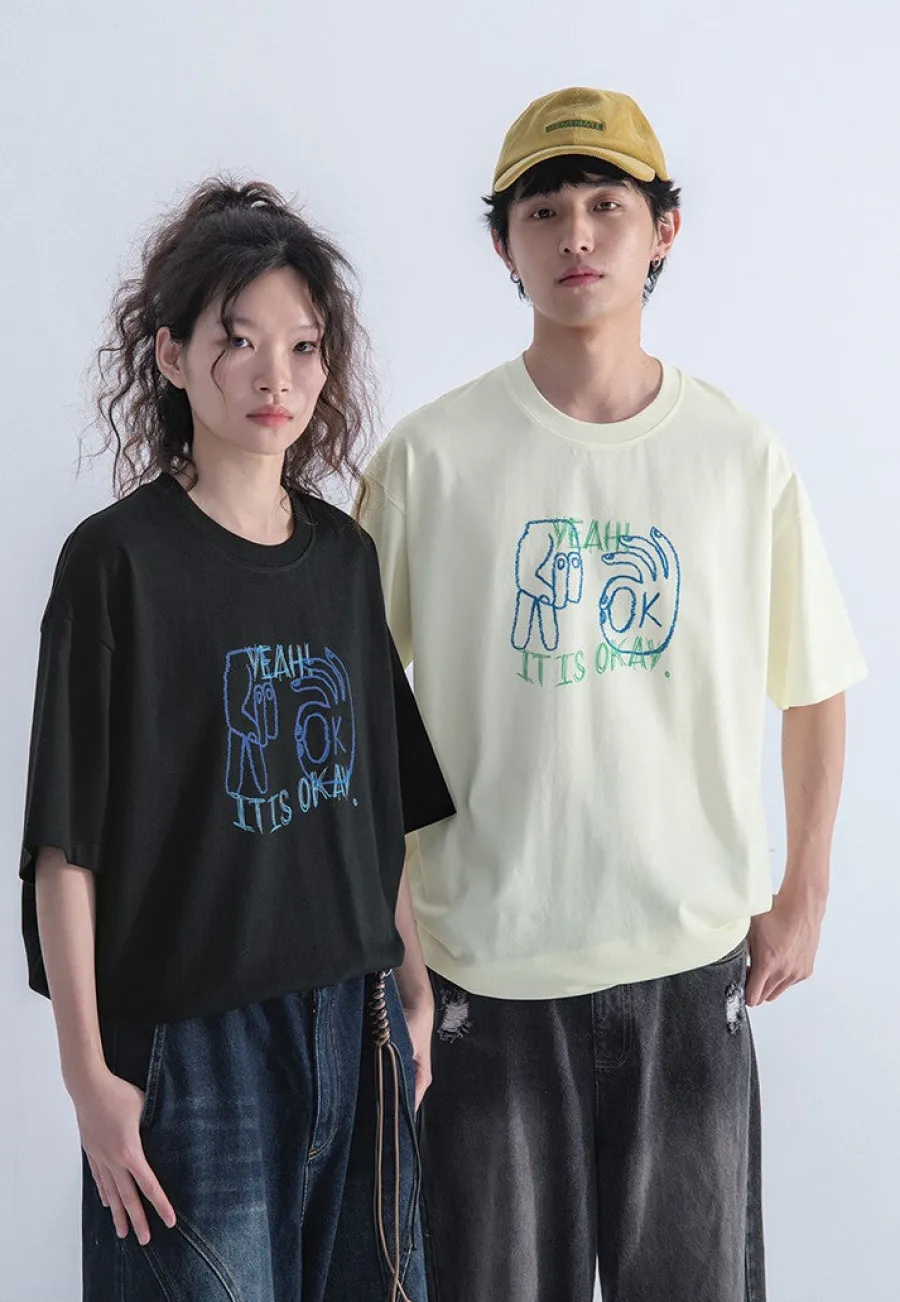 Discount "OK" Tee T-Shirts